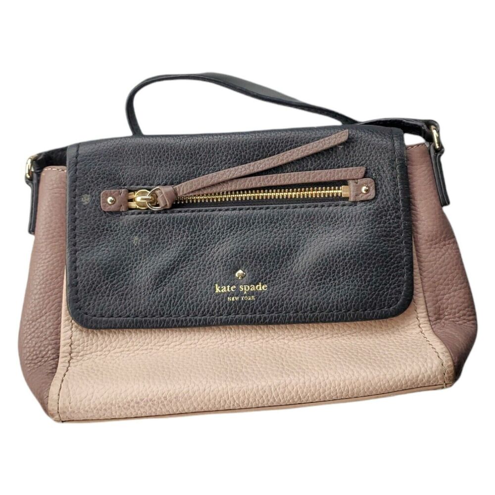 KATE SPADE Handbag Crossbody Leather Purse COBBLE HILL Colorblock Mini Toddy